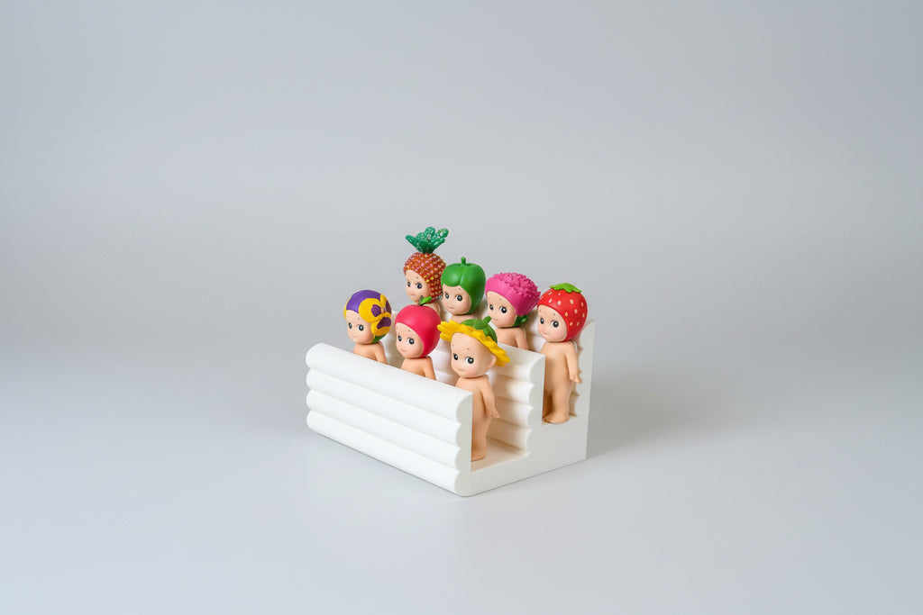 Sonny Angel Tiered Display Stand – Pastel Mini Toy Organizer