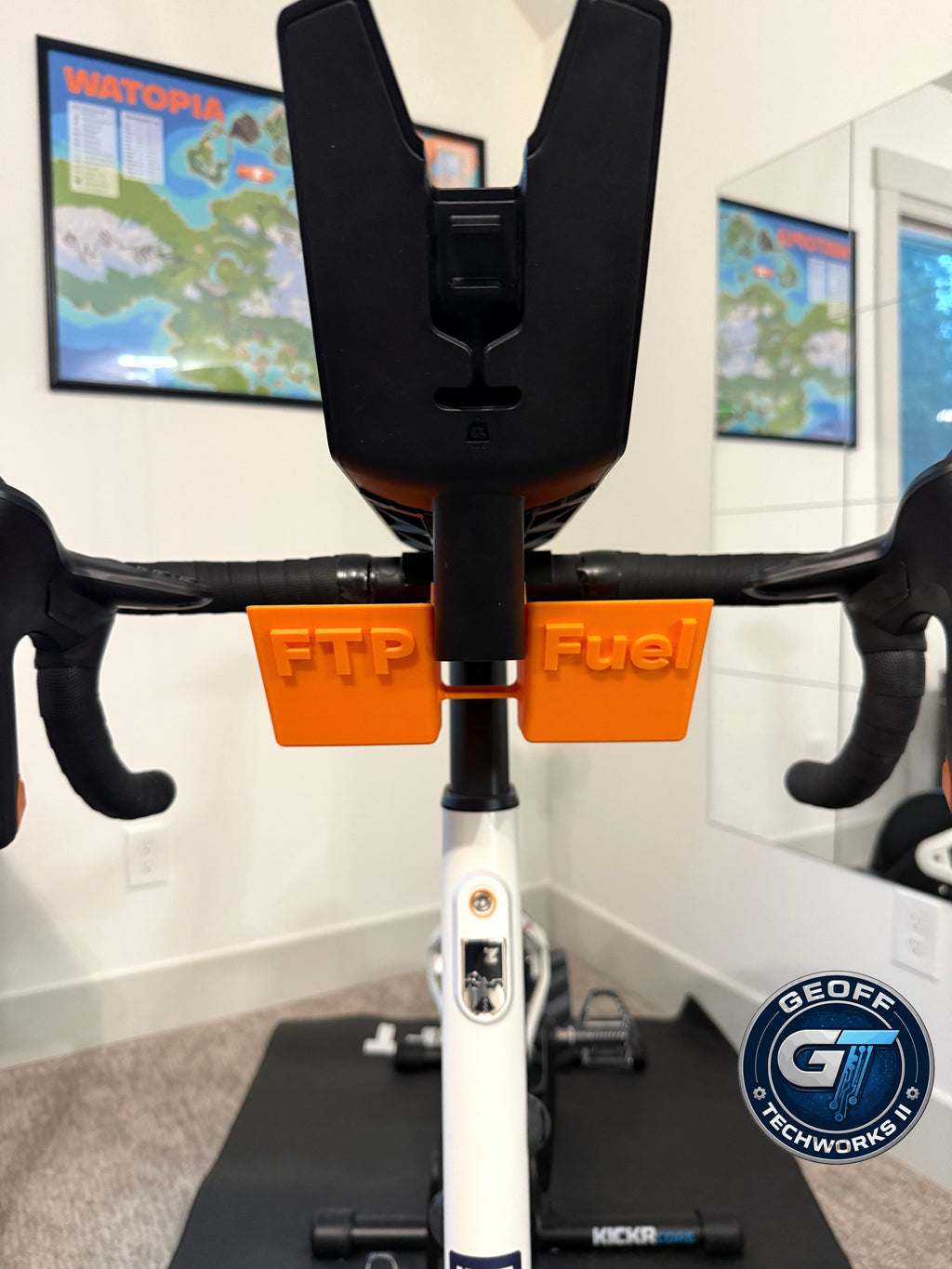 Zwift Ride Handlebar Storage Tray – Remote Snack Holder for Indoor Cycling Organizer