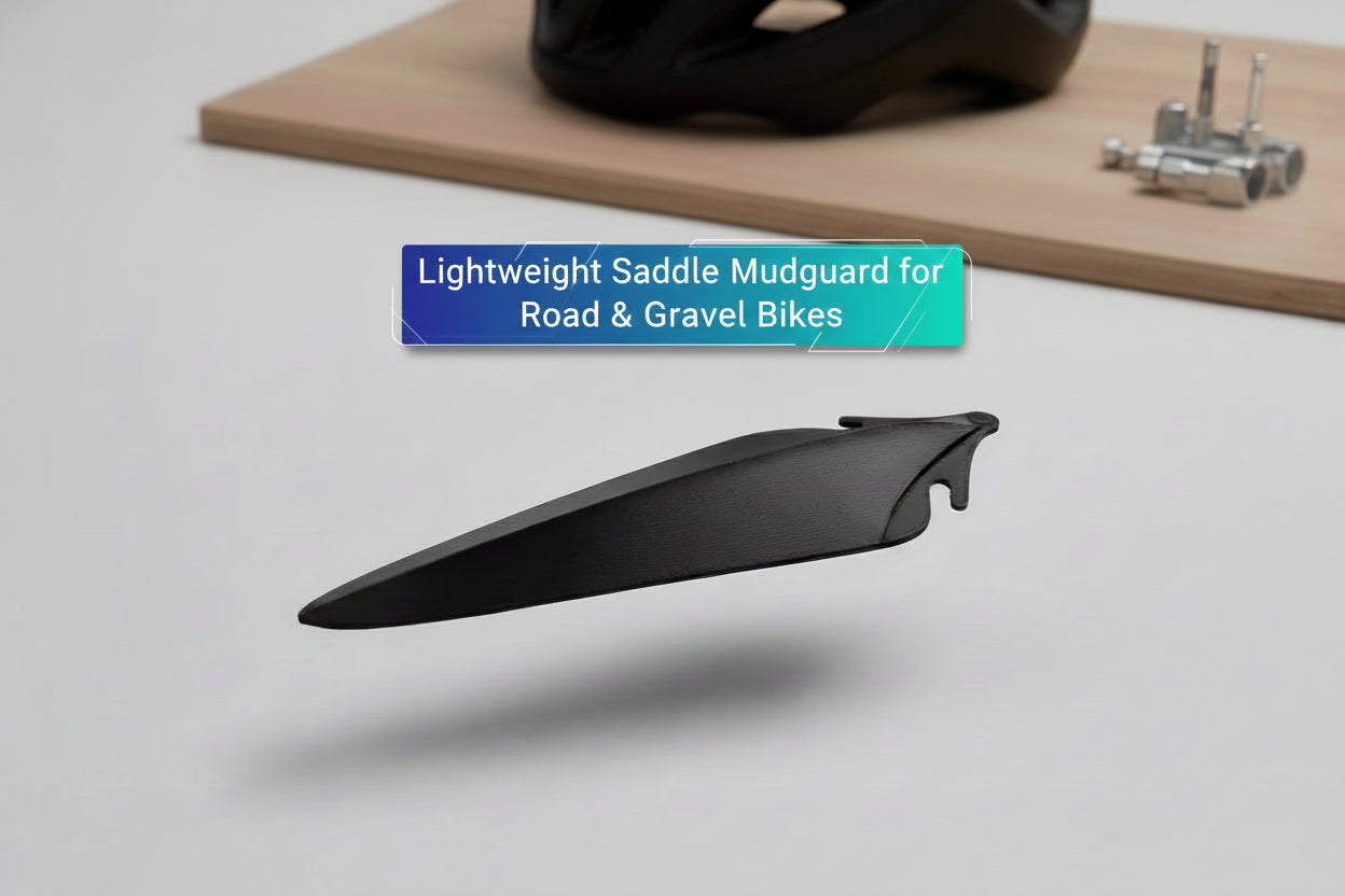 3D Printed Saddle Mudguard | Lightweight Road Gravel Bike Fender Protection