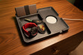 Nightstand Organizer with Phone Charging Slot | Desk Valet Tray | Wallet Keys Holder | Minimalist EDC Organizer | Bedside Dock