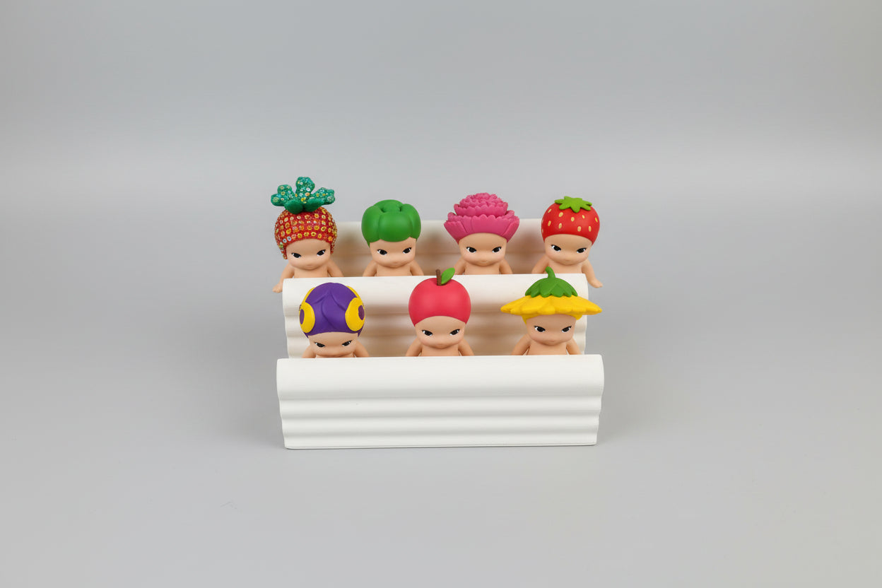 Sonny Angel Tiered Display Stand – Pastel Mini Toy Organizer